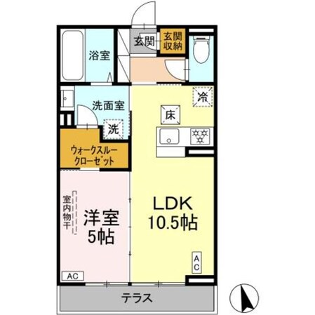 仮）D-room伊勢原三丁目の物件間取画像